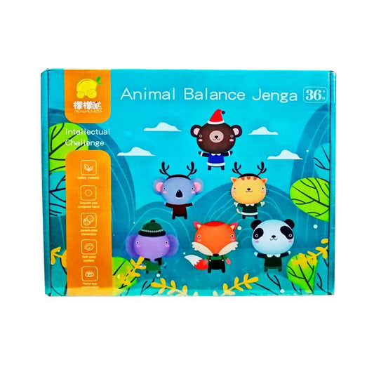 Jenga educativo para niños de animales