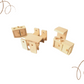 Muebles miniatura para casas de muñecas - Cocina, Baño y Dormitorio